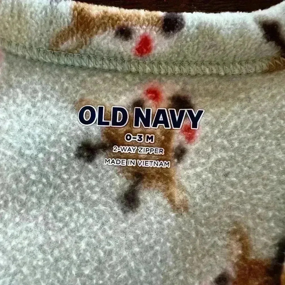 OLD NAVY. Lot of 3 Baby Boy Pajamas Long Sleeve 0-3 Months - Picture 16 of 16